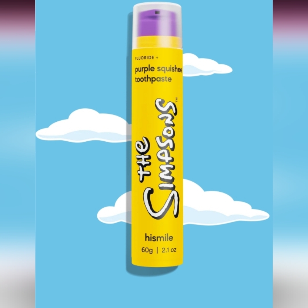 The Simpsons Purple Squishes Toothpaste